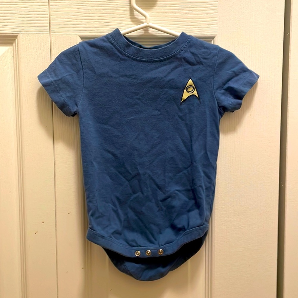 Blue Starfleet Kids One Piece